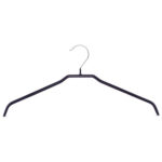 PVC coated wire shirt hanger slim profile