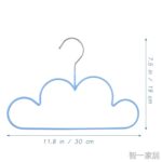 Cute Cloud PVC Coated Metal Kids Hanger wholesale