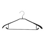 Durable PVC coated wire coat hanger non-slip