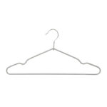 PVC coated wire clothes hanger non-slip rubber grip
