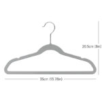 flocking baby small clothes hanger