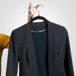 flocking plastic hanger for clothing