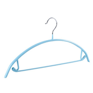 pvc coated wire clothes hanger with notches