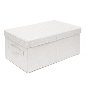 poly cotton bedroom storage with lid