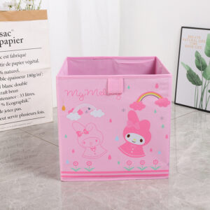 foldable non woven cute kids storage box
