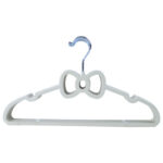 Colorful Cute Flocking Plastic Kids Clothes Hanger - XINQI wooden hanger manufacturer