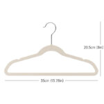 flocking baby small clothes hanger