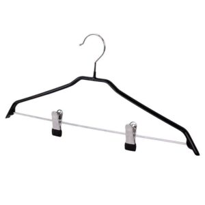 pvc coated wire clothes hanger with clips