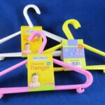 colorful value pack plastic hangers for baby clothes
