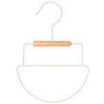 Single hook metal tie display hanger retail