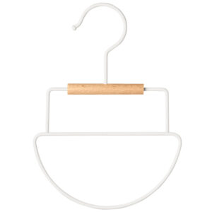 single hook metal display tie hanger