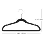 flocking baby small clothes hanger