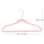 flocking baby small clothes hanger