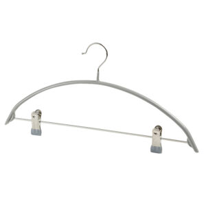 pvc coated wire clothes hanger with clips