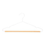 Frosted wire wood clothes hanger multi-functional