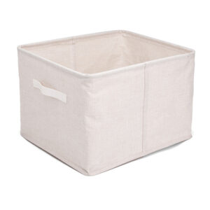 foldabel poly cotton bedroom storage box