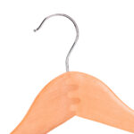 natural wooden shirt top hanger
