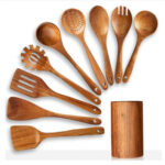 beech wood kitchen utensils